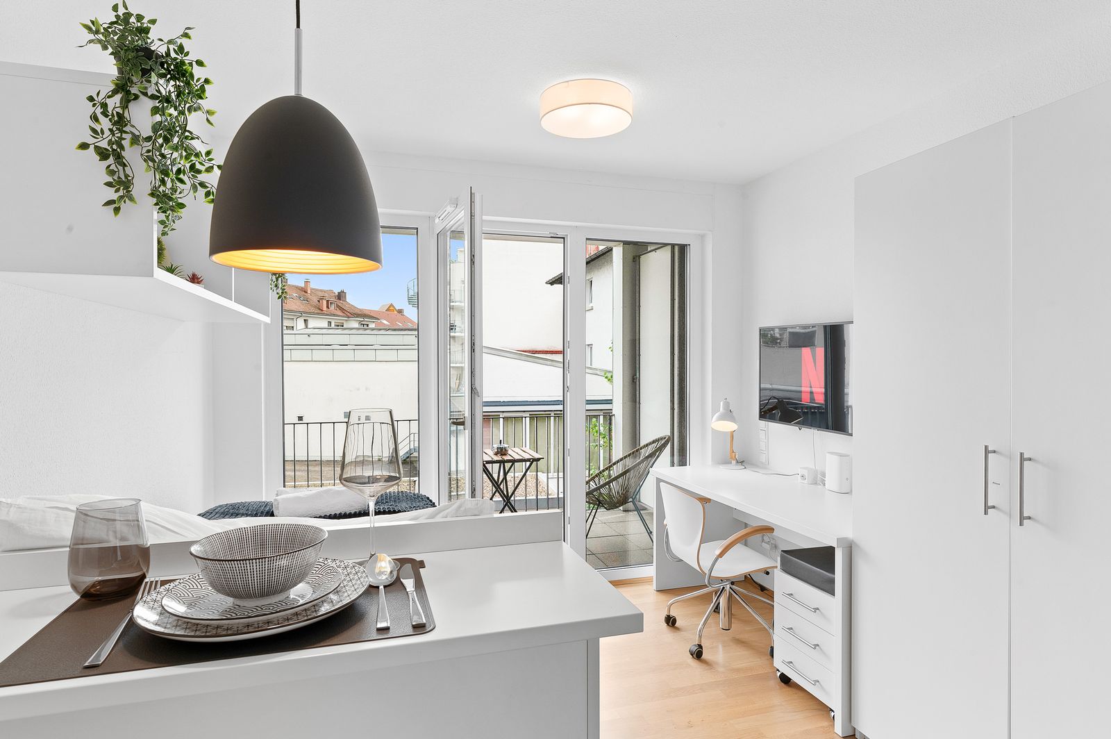 Wohnbereich einer Ferienwohnung